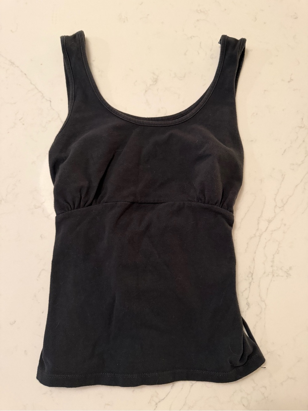 Brandy Melville Black Scoop Tank